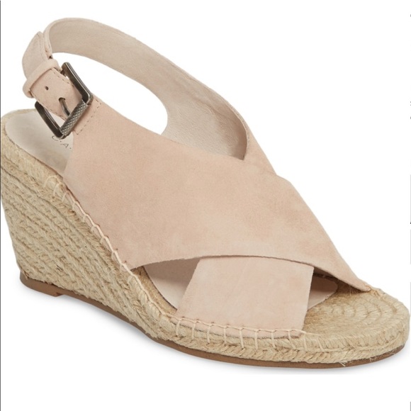 Caslon Shoes - EUC Caslon Suri leather blush espadrille wedge 8